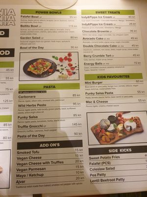 Menu at BioMania Bistro Bol in Bol