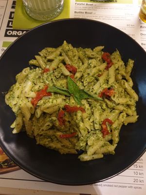 Wild Herbs Pesto at BioMania Bistro Bol in Bol