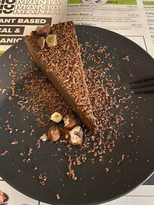 Must try the chocolate cake! at BioMania Bistro Bol in Bol