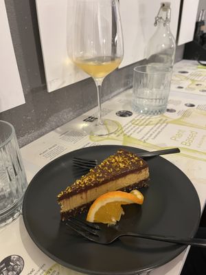 Jaffa cake at BioMania Bistro Bol in Bol