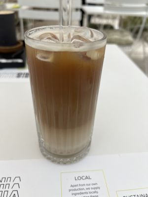 ice coffee   at BioMania Bistro Bol in Bol