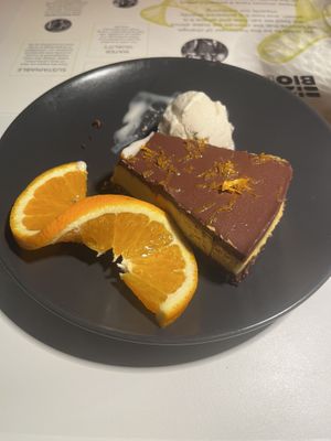 Orange choc cake yummy   at BioMania Bistro Bol in Bol