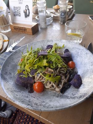Vegan pasta at Suikerkist in Breda