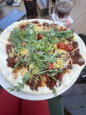Vegan pizza 🍕  at Suikerkist in Breda