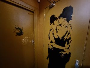 At the toilet doors at Suikerkist in Breda