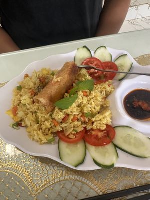 Fried Rice without Egg   at Tam's Cafe in Khe San