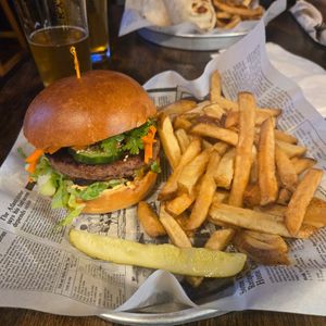 "Beyond" Banh Mi Burger at Shepherd's Pub in Elora