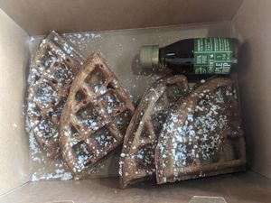 Elderberry waffle at Juice Joint 2.0 in Wilmington