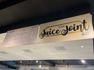 Sign & Large Menu  at Juice Joint 2.0 in Wilmington