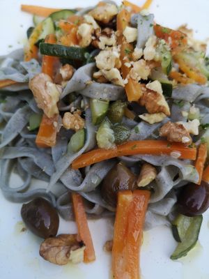 Tagliatelle at Paradiso Pizzeria Gelateria in Trequanda