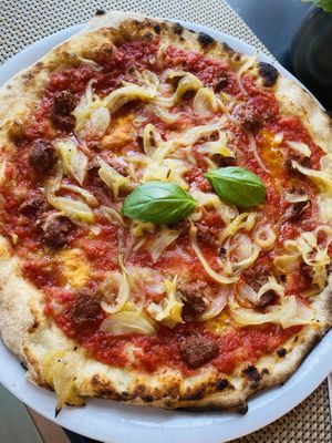 Pizza RIO  at Paradiso Pizzeria Gelateria in Trequanda