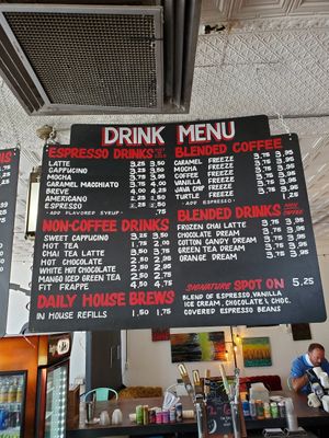 All plant based milk substitutes available. at The Spot in Chattanooga