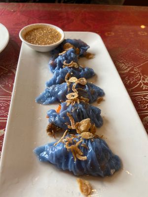 dumplings at Aroy Thai Gardens in Middletown