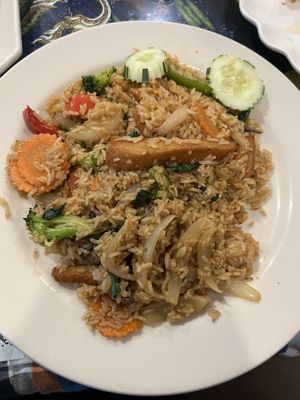 Basil Fried Rice  at Aroy Thai Gardens in Middletown