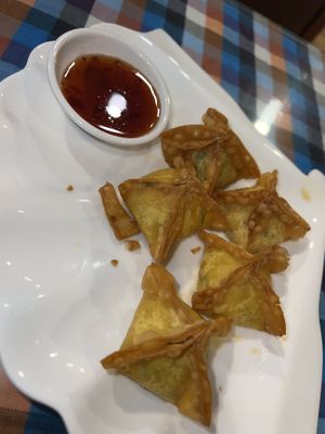 Crab Rangoon  at Aroy Thai Gardens in Middletown