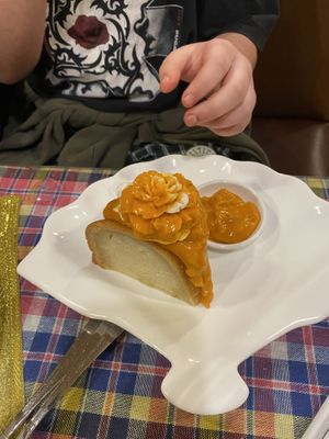 Thai tea cake  at Aroy Thai Gardens in Middletown