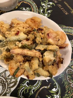 veggie tempura  at Aroy Thai Gardens in Middletown