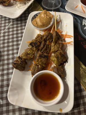  Beef satay at Aroy Thai Gardens in Middletown