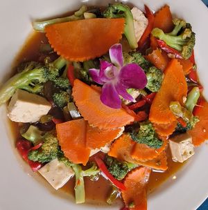  Stir-Fried Veggies w/Tofu at Aroy Thai Gardens in Middletown