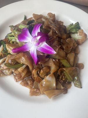  Drunken noodles   at Aroy Thai Gardens in Middletown
