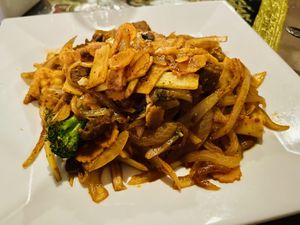 Pad Ped Pa  at Aroy Thai Gardens in Middletown