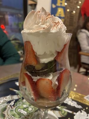 Strawoffee Dessert 🤤  at Aroy Thai Gardens in Middletown
