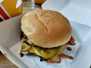 Mushroom bacon at PLNT Burger in Wynnewood