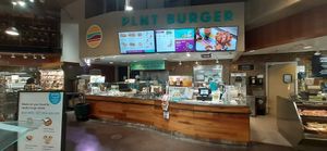 Store front inside wholefoods at PLNT Burger in Wynnewood
