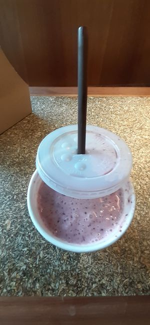 Strawberry special milkshake at PLNT Burger in Wynnewood