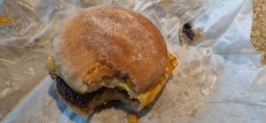 Egg Sammy (decent size) 👍 at PLNT Burger in Wynnewood