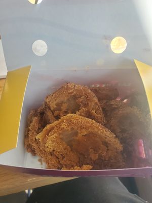 Pretty much onion chips at PLNT Burger in Wynnewood