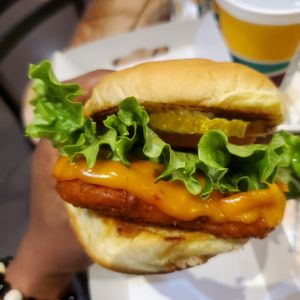 Spicy Chik Sandwich  at PLNT Burger in Wynnewood