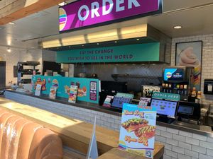 Interior at PLNT Burger in Wynnewood