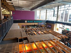 Interior at PLNT Burger in Wynnewood