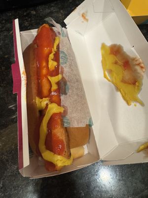 Home dog (limited)  at PLNT Burger in Wynnewood