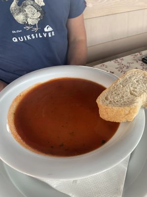 Tomato soup  at Konoba Bani in Pazin