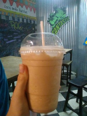 Vegan frozen coffee at Third Street Stuff and Coffee in Lexington