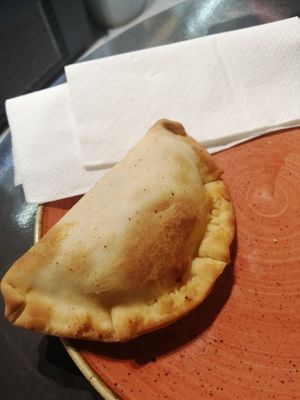 Textured soja vegan empanada at Nostrum  in Alicante