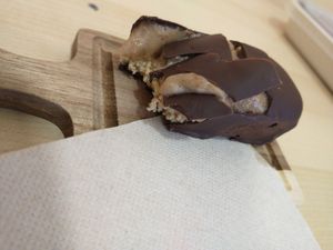 Vegan snickers at Vegetopia in Gran Canaria