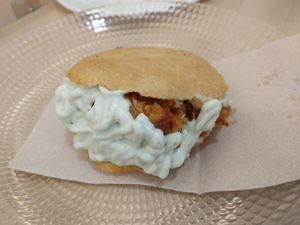 Arepas with Jackfruit at Vegetopia in Gran Canaria