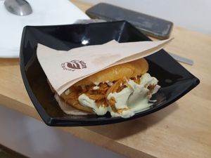 Arepa at Vegetopia in Gran Canaria