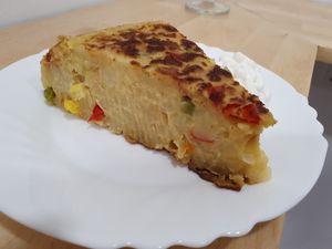 Amazing tortilla at Vegetopia in Gran Canaria