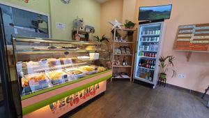 Tiny but tidy interior at Vegetopia in Gran Canaria