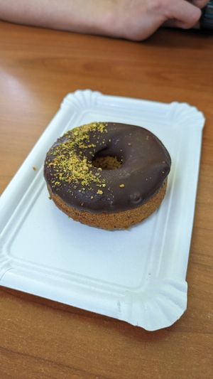 Vegan donut at Vegetopia in Gran Canaria