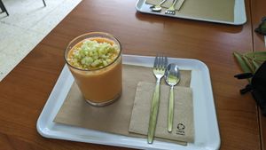 Gazpacho at Vegetopia in Gran Canaria