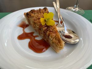 One of the 2 dessert choices. 
 at Botellini in Caldas Da Rainha