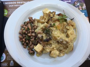Tofu with crean at Botellini in Caldas Da Rainha