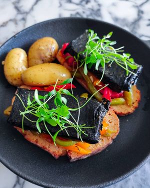 "Sardinhas" em Broa de Milho at Botellini in Caldas Da Rainha