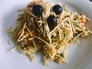 Legumes à Brás at Botellini in Caldas Da Rainha