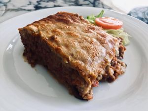 Moussaka at Botellini in Caldas Da Rainha